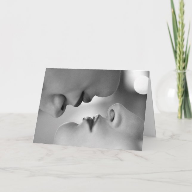 Cartão Um beijo bonito (Frente)