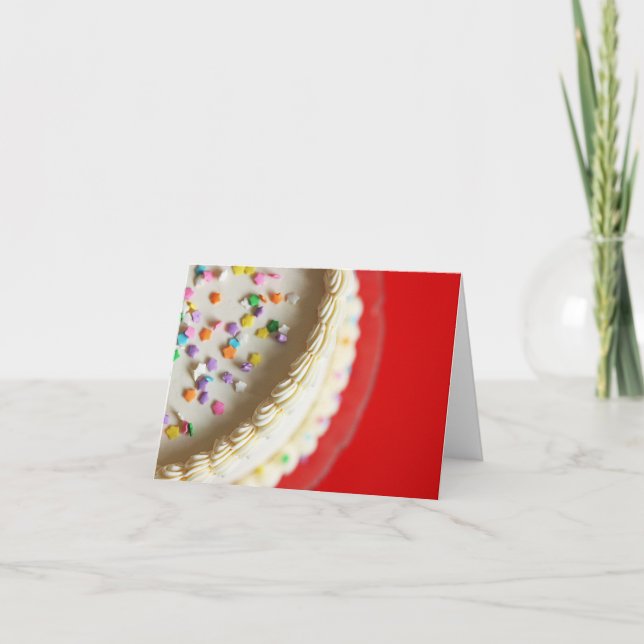 Cartão Um Bolo Só Para Você (Frente)