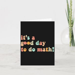 Cartão Um Bom Dia Para Fazer Professor De Matemática De V
