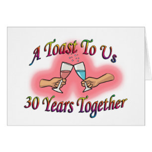 Cartão Um brinde a nós