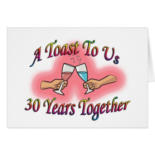 Cartão Um brinde a nós (Frente Horizontal)