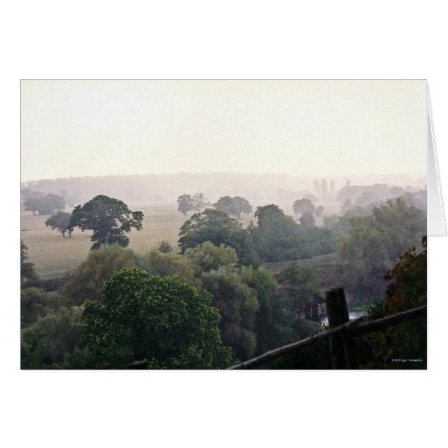 Cartão Um Campo Inglês (Frente Horizontal)