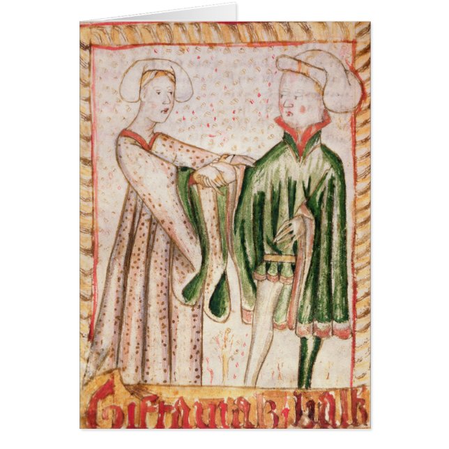 Cartão Um casamento (Frente)