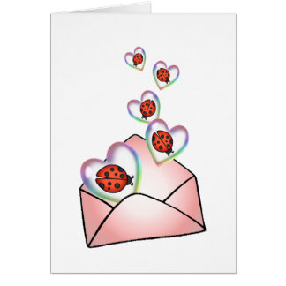 Cartão UM CHEIO do BOLSO de INSETOS ENTUSIASTAS do AMOR