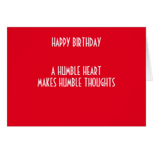 CARTÃO UM CORAÇÃO DE HUMILHA