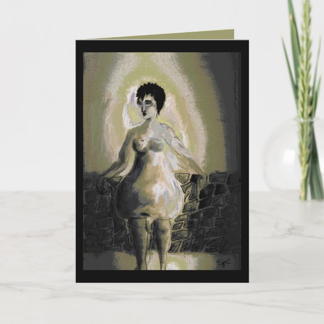 Cartão Um Corpo Formatado De Pera (Frente)