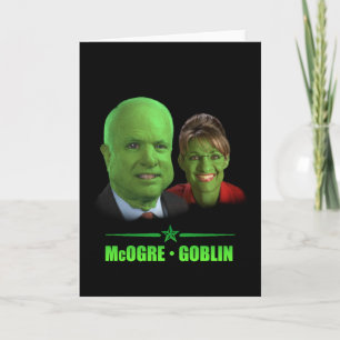 Cartão Um Dia das Bruxas republicano!