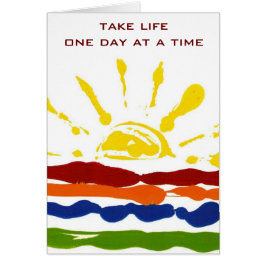 Cartão Um dia de cada vez