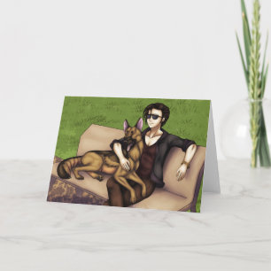 Cartão Um dia no Parque dos Cachorros