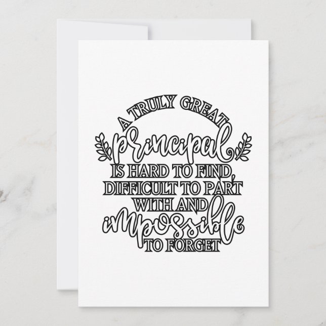 Cartão Um diretor verdadeiramente excelente é duro de enc (Frente)