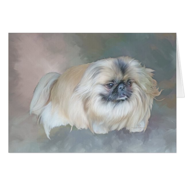 Cartão Um estudo em Taupe (Frente horizontal)