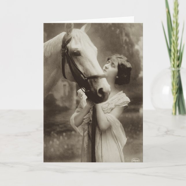 Cartão Um estudo no branco (Frente)