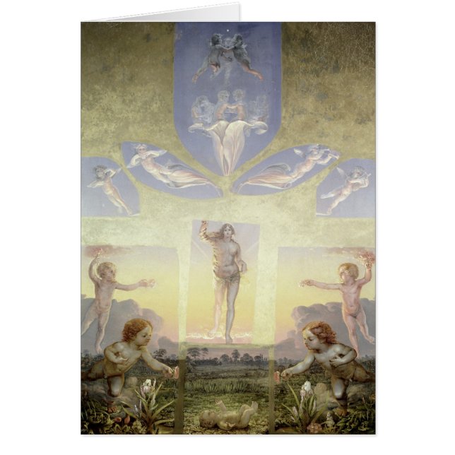 Cartão Um estudo para a segunda versão 'do (Frente)