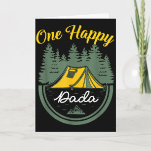Cartão Um Feliz Acampador Dada Aniversário Família de Aca