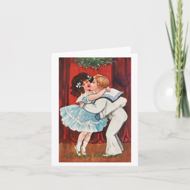 Cartão Um Feliz Natal (1905) (Frente)