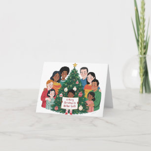 Cartão Um Feliz Natal para a Mãe Terra