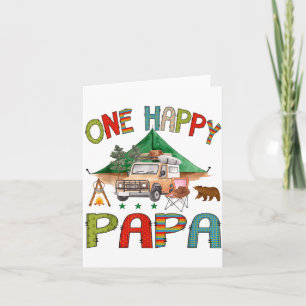 Cartão Um Feliz Papai Campista Menino de 1 Aniversário Ur