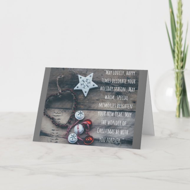 CARTÃO UM "FERIADO MUITO ESPECIAL" É O DESEJO DE "VOCÊ" (Frente)