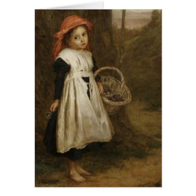 Cartão Um florista com os pés descalços (Frente)