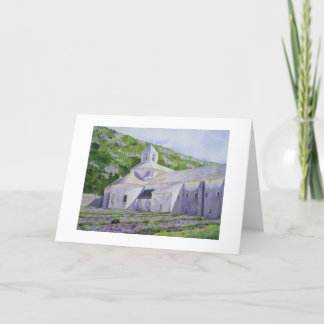 Cartão Um frade no trabalho