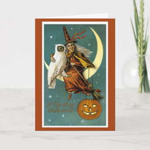 Cartão Um Halloween emocionante