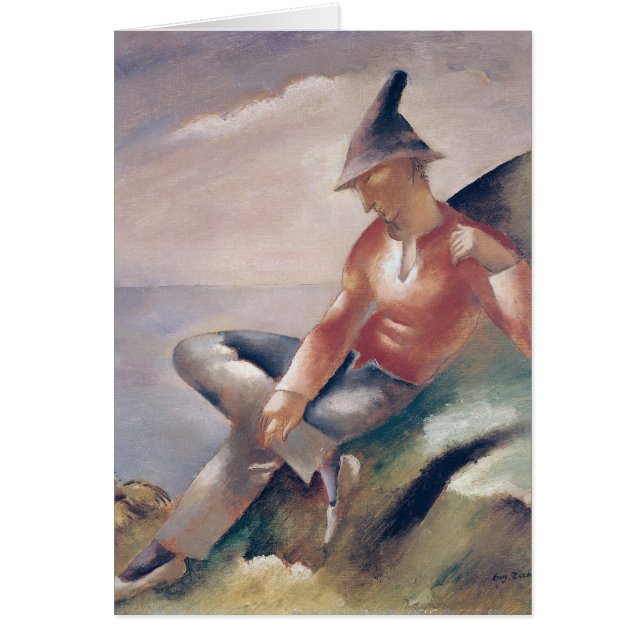 Cartão Um homem (Frente)