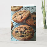 CARTÃO UM IRMÃ INTELIGENTE DE COOKIE<br><div class="desc">Eu acho que este cartão de cookie é DIVERTIDO e tão ADORÁVEL de uma maneira de dizer FELIZ ANIVERSÁRIO AO SEU SIS,  e,  se ela é uma padeira = ainda melhor :)</div>