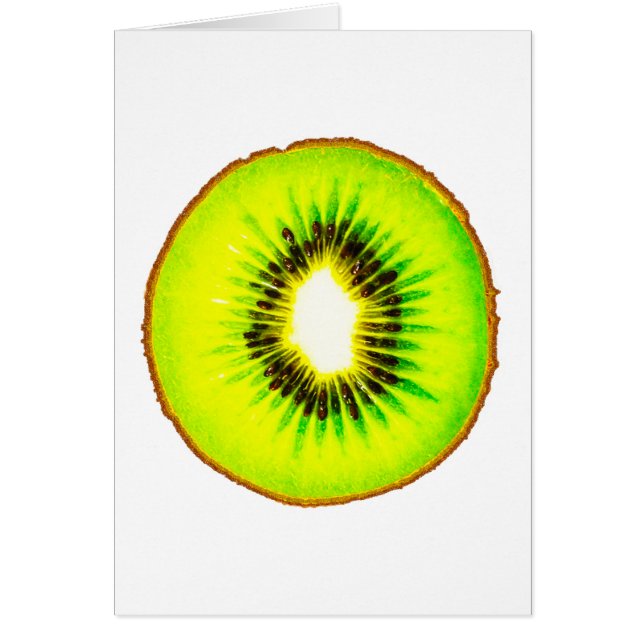 Cartão um kiwi personalizável (Frente)