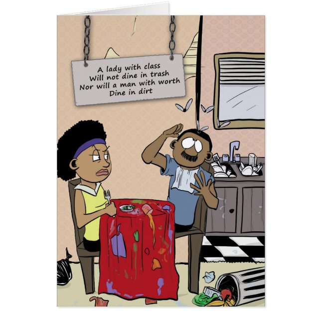 Cartão Um limpo, Uh, reinício (Frente)