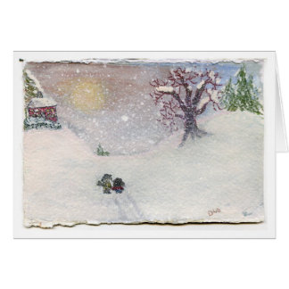 Cartão "Um longo caminho a percorrer!"