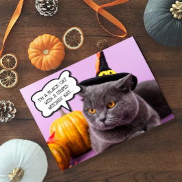 Cartão Um Malvado Halloween