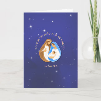 Cartão Um Menino Nos É NasciDo Isaías 9:6 Feliz Natal
