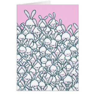 Cartão Um Milhão de Páscoas de Bunnies