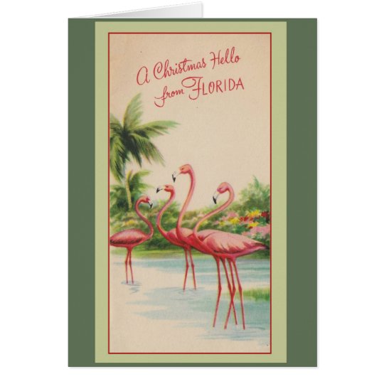 Cartão Um Natal olá! de Florida!