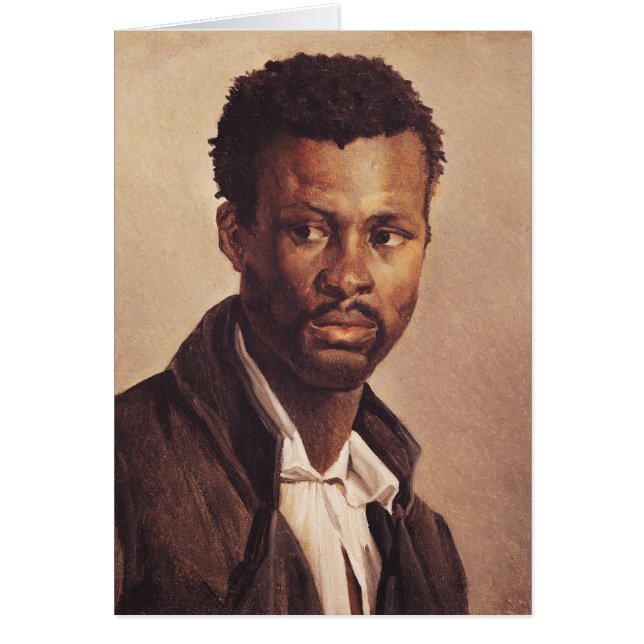 Cartão Um negro, 1823-24 (Frente)