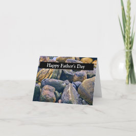 Cartão um padrão de pedras pequenas e arredondadas 