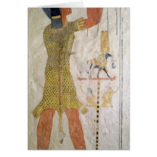 Cartão Um padre de Inmutef que faz um oferecimento