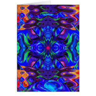 Cartão Um Peixe, Dois Peixes, Peixe-Flor, Peixe Azul