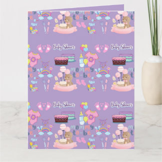 Cartão Um Pequeno Está a Caminho