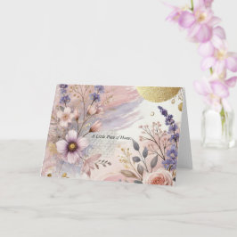 Cartão Um pequeno pedaço de casa