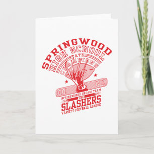 Cartão Um Pesadelo em Elm Street   Springwood High