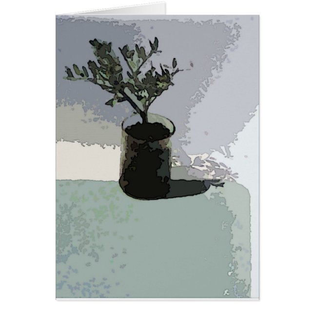 Cartão Um ponto ensolarado (Frente)