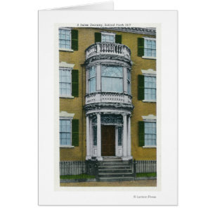 Cartão Um Porch Safford, uma Porta Salem