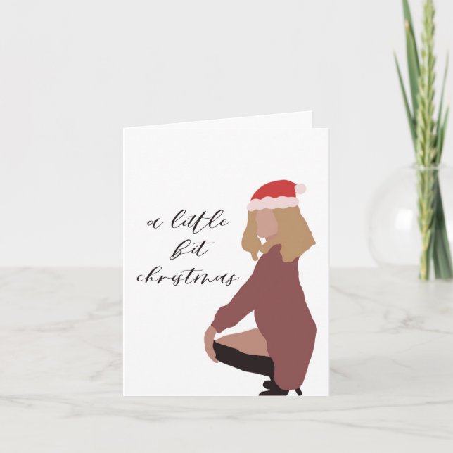 Cartão Um pouco de Natal (Frente)