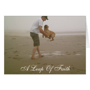 Cartão Um pulo da fé