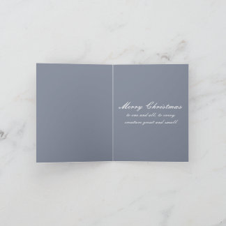 Cartão Um rato de Natal