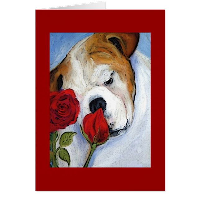 Cartão Um rosa para você (Frente)