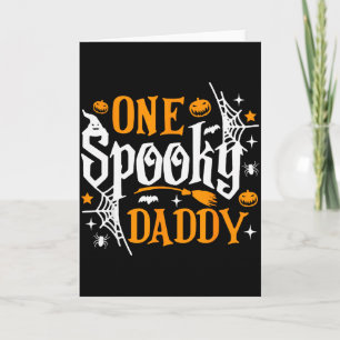 Cartão Um Soky Papai Engraçado Halloween Família Combinan