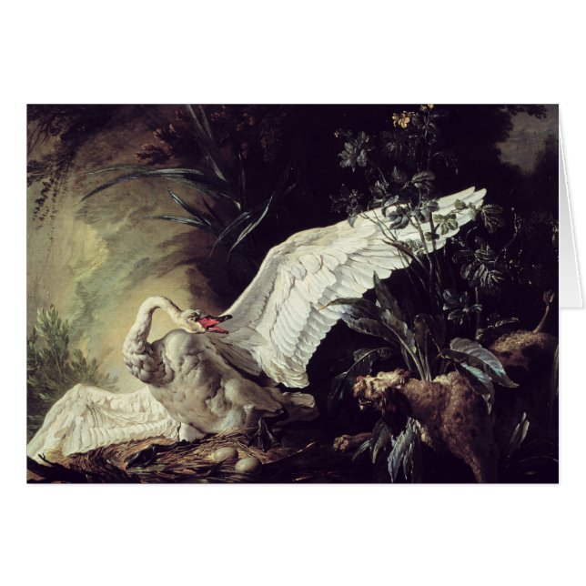 Cartão Um Spaniel de água (Frente Horizontal)