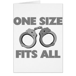 Cartão Um tamanho cabe tudo